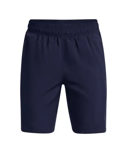 Under Armour Boys Boy's UA Woven Graphic Shorts in Navy