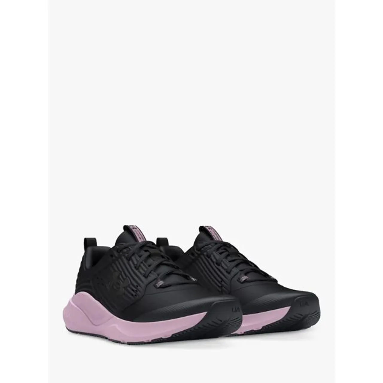 Under Armour Charged Women's Sports Shoes, Black/Purple - Black / Purple - Female