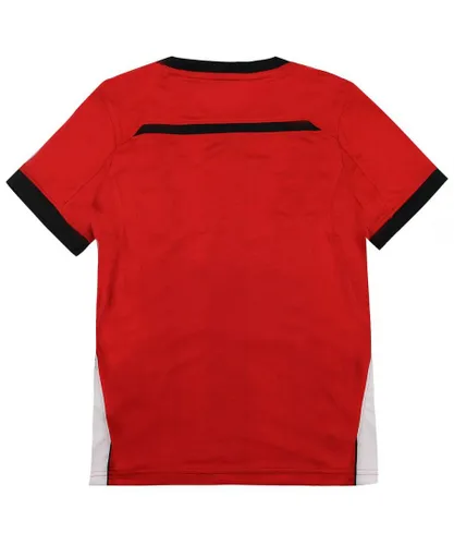 Under Armour Childrens Unisex Southampton FC Short Sleeve Kids White Red Football Top 1315409 602