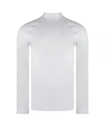 Under Armour ColdGear White Mens Infrared Fitted Golf Mock Baselayer 1366269 100