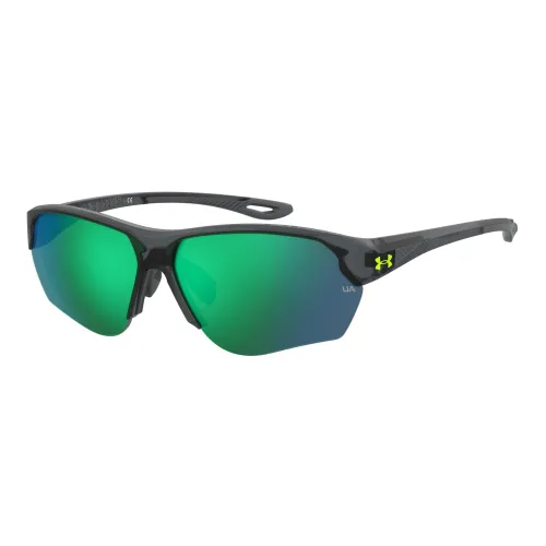 Under Armour , Compete/F Sunglasses Crystal Grey/Green ,Gray male, Sizes: