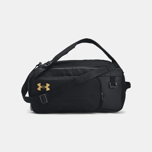 Under Armour  Contain Duo Small Backpack Duffle Black / Metallic Gold OSFM