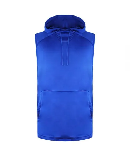Under Armour Curry Blue Mens UNDRTD Sleeveless Loose Hoodie 1362000 400