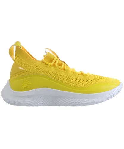 Under Armour Curry Flow 8 Mens Yellow Trainers