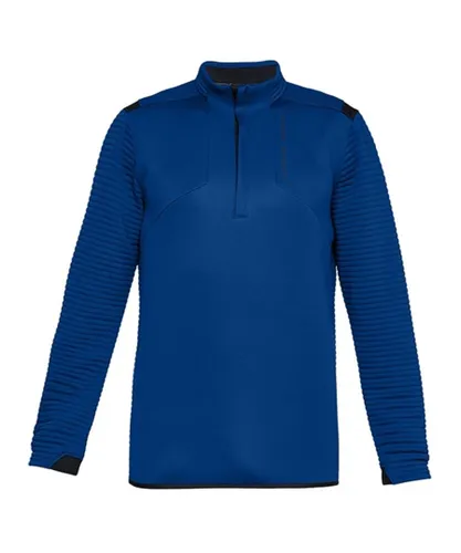 Under Armour Daytona Blue Golf Storm Sweatshirt - Mens Cotton