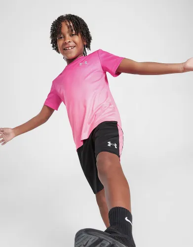 Under Armour Fade T-Shirt/Shorts Set Children - Pink - Kids