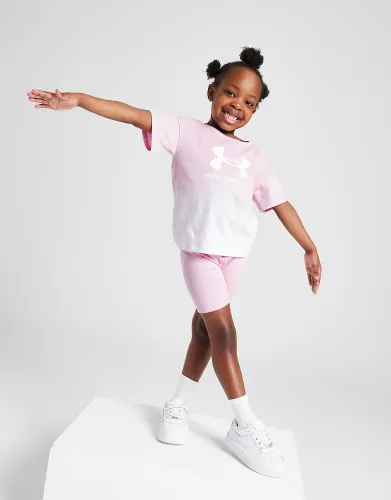 Under Armour Girls' Fade T-Shirt/Shorts Set Children - Pink - Kids