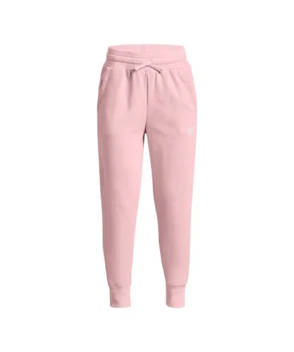 Under Armour Girls Girl's UA Rival Fleece Joggers in Pink