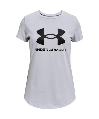Under Armour Girls Live Sportstyle Graphic T-Shirt - Grey