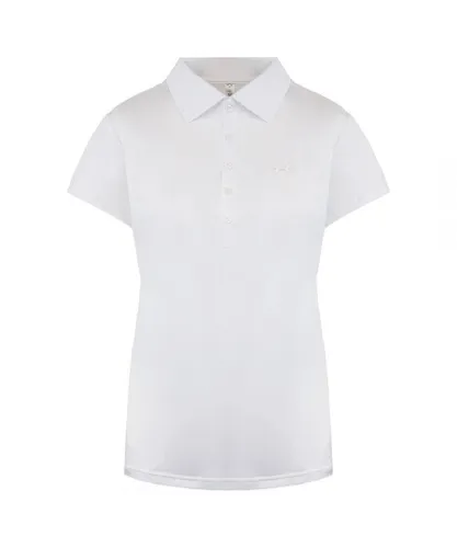 Under Armour Golf HeatGear Short Sleeve White Womens Polo Shirt 1272336 100