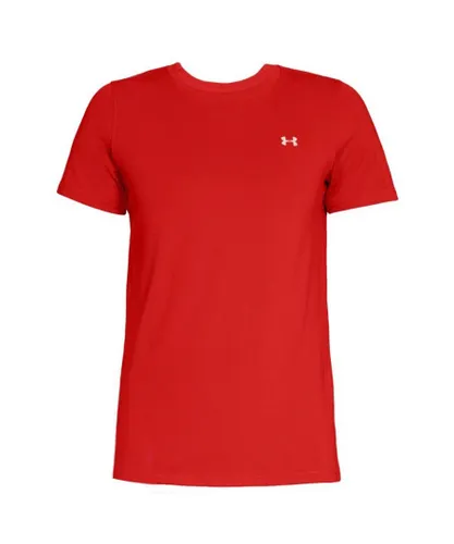 Under Armour HG Red T-Shirt - Womens