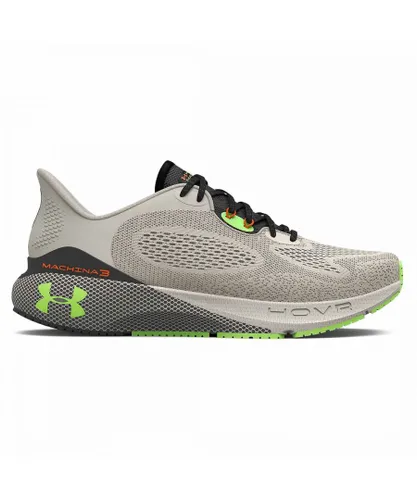 Under Armour HOVR Machina 3 Mens Beige Running Trainers