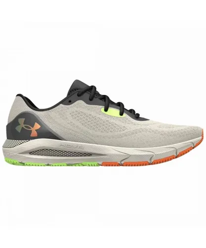 Under Armour HOVR Sonic 5 Mens Beige Running Trainers
