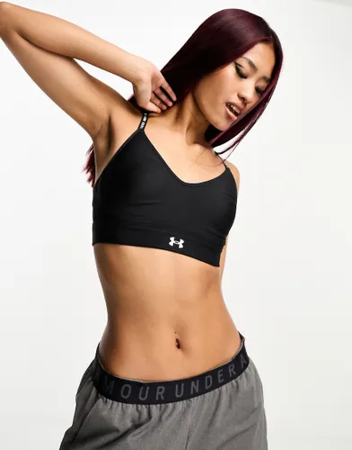 Under Armour Infinity Covered Low support sports bra in black