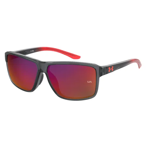 Under Armour , Kickoff Sunglasses Grey Red/Red ,Gray male, Sizes: