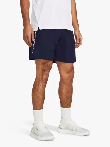 Under Armour Lightweight Woven Shorts - Navy/White - Male