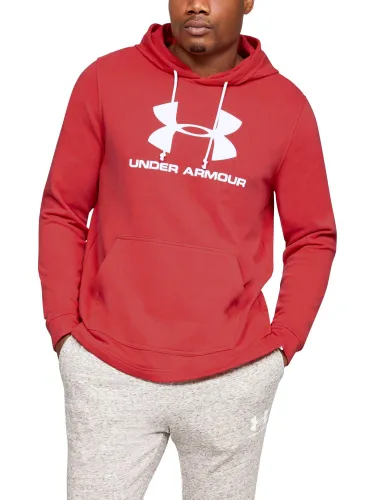 Under Armour Men Sportstyle Terry Logo Hoodie Warm-Up Top -