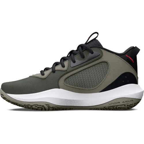 Under Armour Mens Lockdown 6 Basketball Trainers Green 10.5