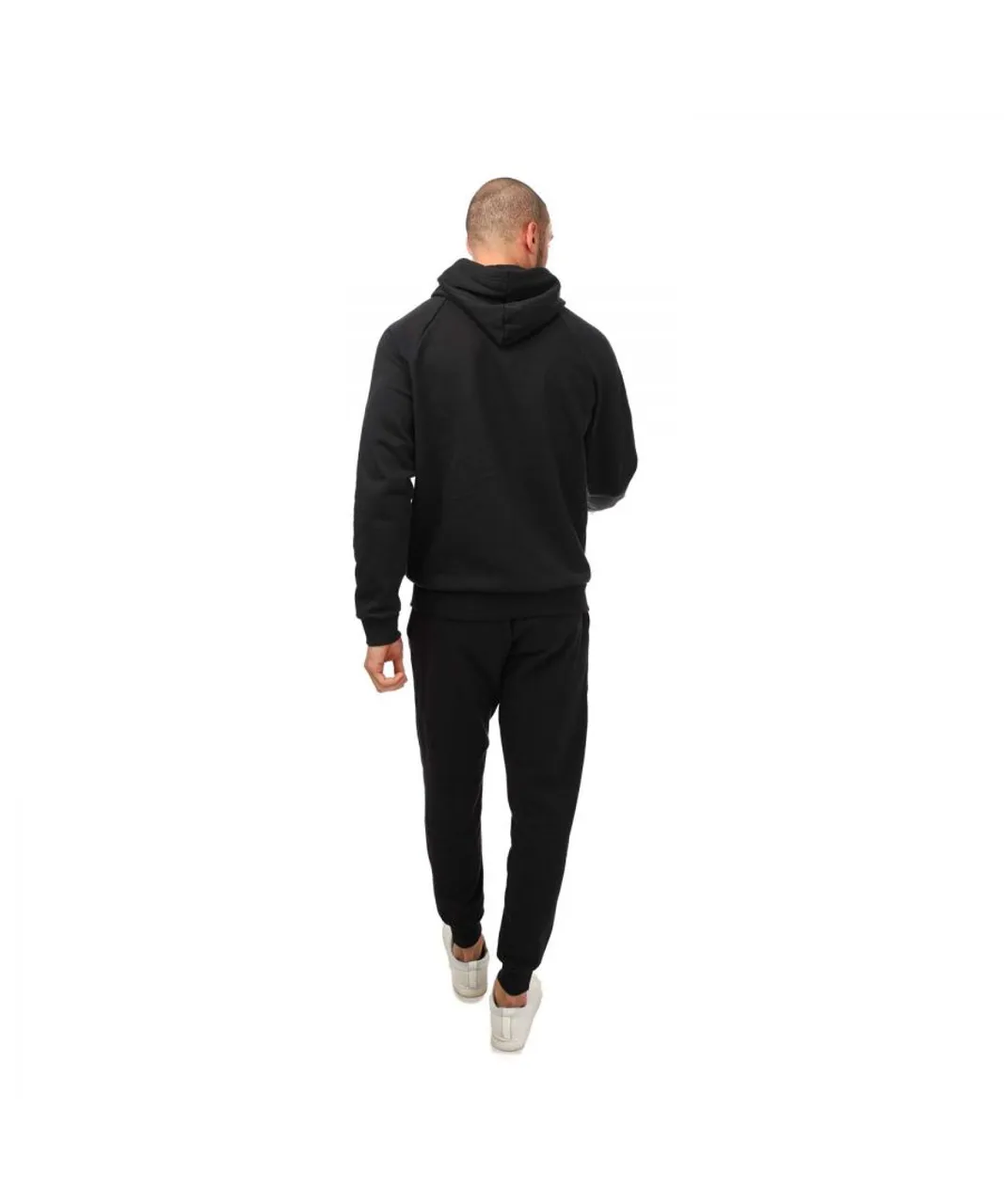 Under Armour Mens Rival Fleece Tracksuit in Black Cotton