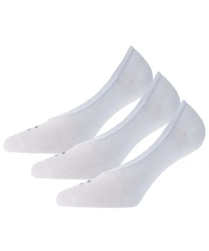 Under Armour Mens UA Essential 3-Pack LOLO Liner Socks in White