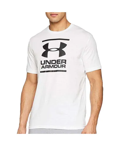 Under Armour Mens UA GL Foundation Short Sleeve T-Shirt White Cotton