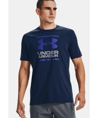 Under Armour Mens UA GL Foundation T Shirt In Navy