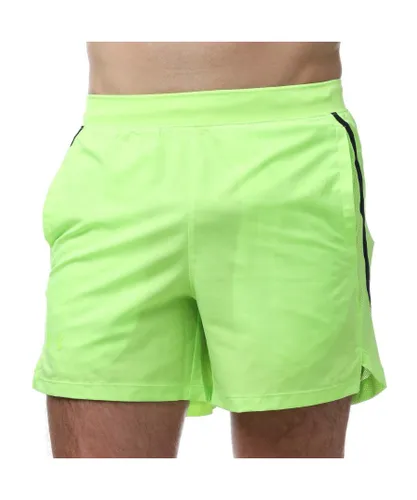 Under Armour Mens UA Launch Run 5 Inch Shorts in Green
