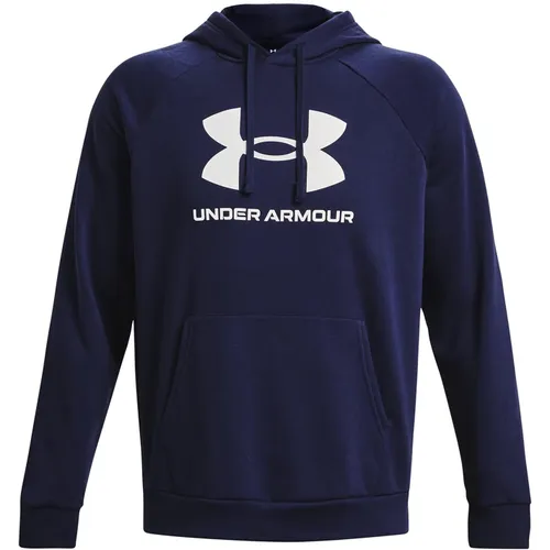 Under Armour Men's UA Rival Fleece Logo HD Shirt Midnight