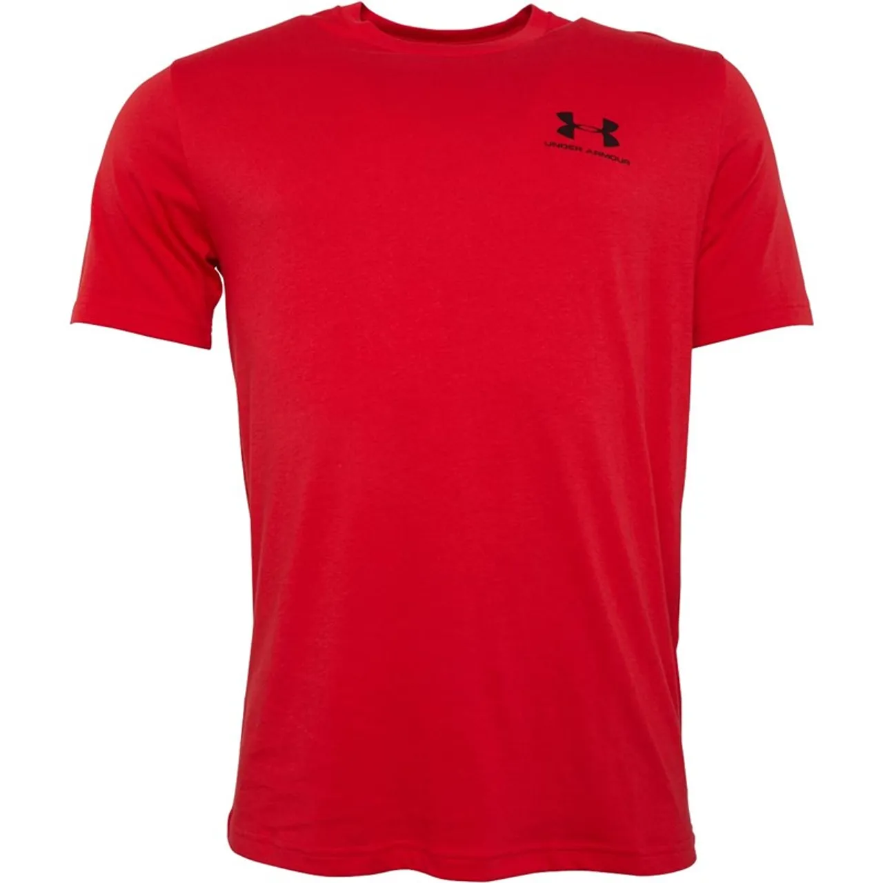 Under Armour Mens UA Sportstyle Left Chest Short Sleeve T-shirt Red/Black