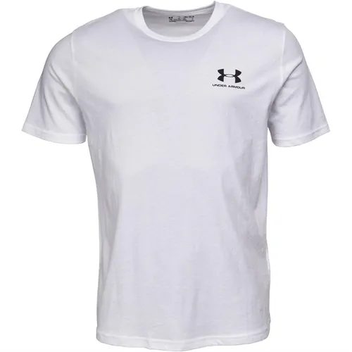 Under Armour Mens UA Sportstyle Left Chest Short Sleeve T-Shirt White