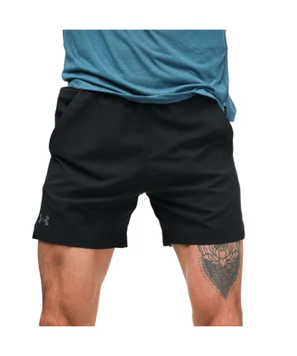 Under Armour Mens UA Vanish Woven 6 Inch Shorts in Black