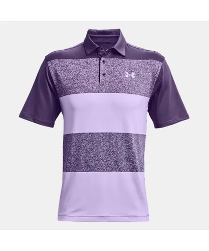 Under Armour Playoff 2.0 Mens Purple Polo Shirt
