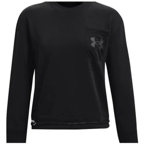 Under Armour  Rival Fleece Mesh  women's Sweatshirt in Black