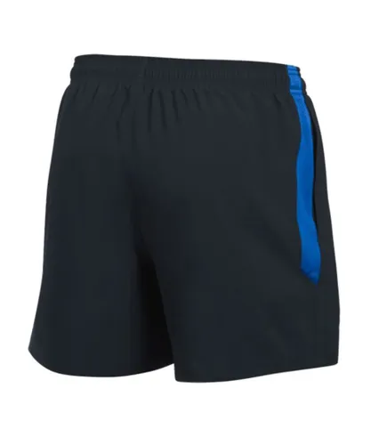 Under Armour Stretch Small Logo Navy Blue Mens 5" Launch Shorts 1289312 005