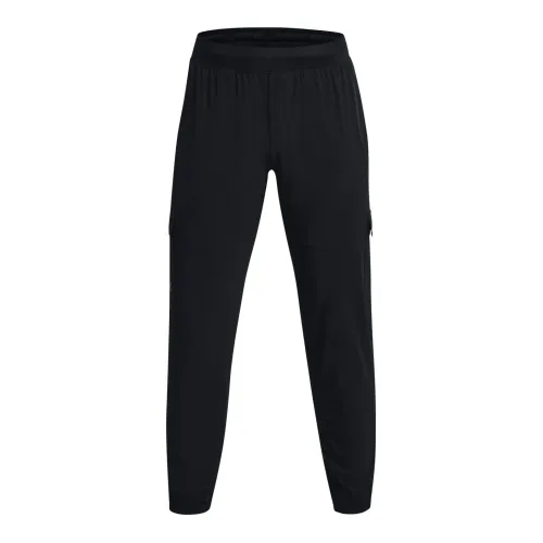 Under Armour , Stretch Woven Cargo Pants for Men ,Black male, Sizes: