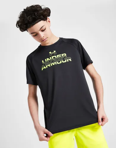 Under Armour Tech Large Logo T-Shirt Junior - Black