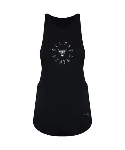 Under Armour The Rock All Day Hustle Strappy Tank Top Black - Womens Textile