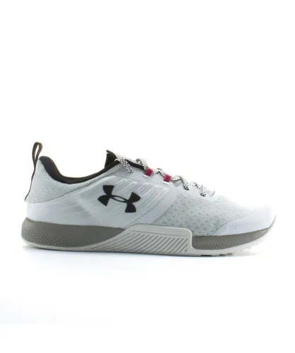 Under Armour Tribase Thrive Grey Textile Mens Lace Up Trainers 3021293 107