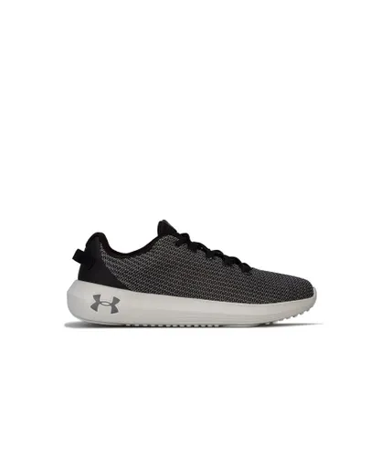 Under Armour UA Ripple Grey Low Trainers - Womens - Black Textile