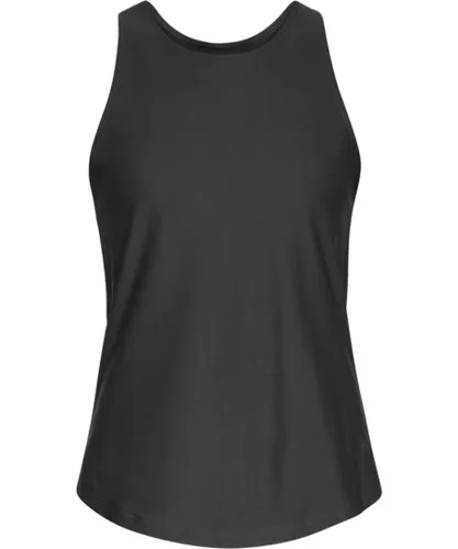 Under Armour Vanish Womens Heat Gear Fitted Grey Racer Back Tank Top 1328824 010