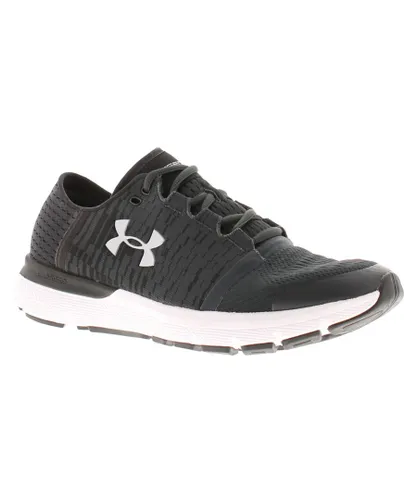 Under Armour Womens Trainers Running Speedform Gemini 3 Lace Up black white Textile