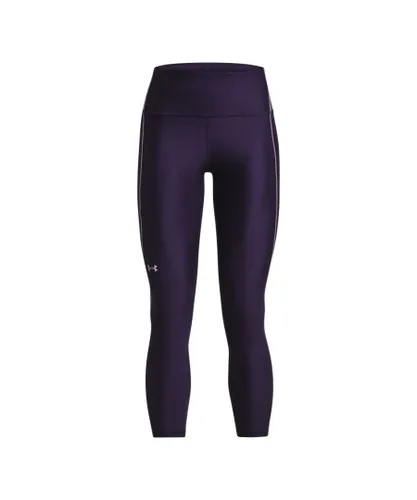 Under Armour Womenss HG No-Slip Waistband Ankle Leggings in Purple