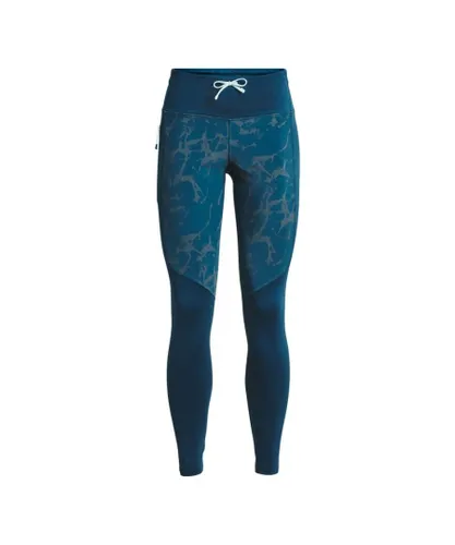 Under Armour Womenss UA OutRun The Cold Tights in Blue
