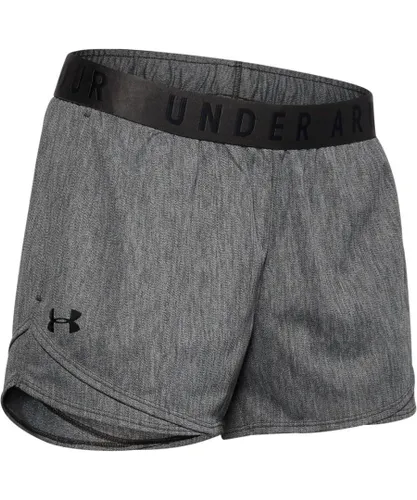 Under Armour Womenss UA Play Up 3.0 Twist Shorts in Grey