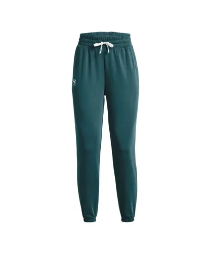 Under Armour Womenss UA Rival Terry Joggers in Green