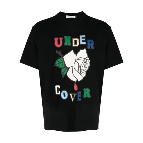 Undercover , Undercover T-shirts and Polos Black ,Black male, Sizes: