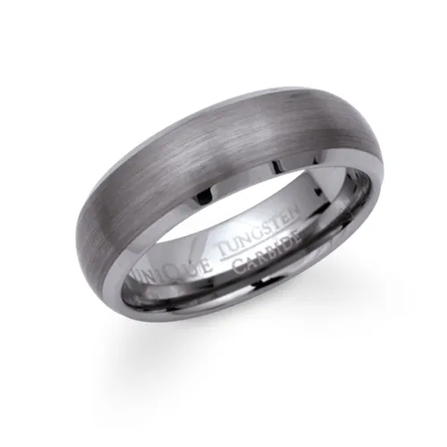 Unique & Co Matte Tungsten Carbide 7mm Ring