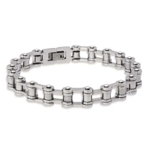 Unique & Co Stainless Steel Bicycle Link Bracelet