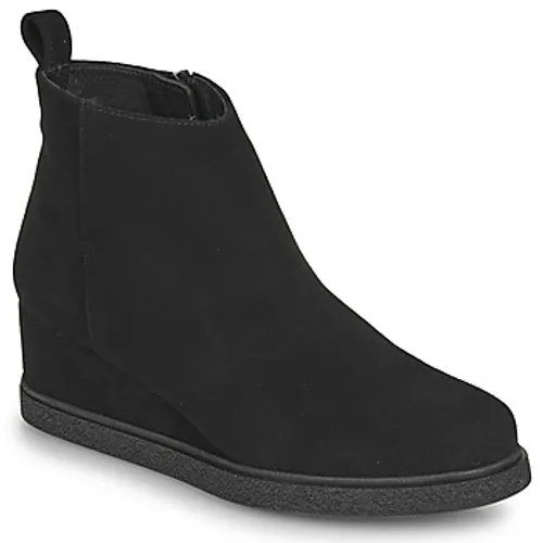 Unisa  JACOB  women's Low Ankle Boots in Black