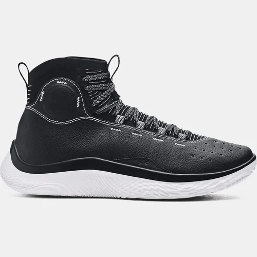 Unisex Curry 4 FloTro Basketball Shoes Black / Halo Gray / White